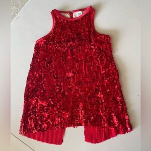 Red Sequin Tank